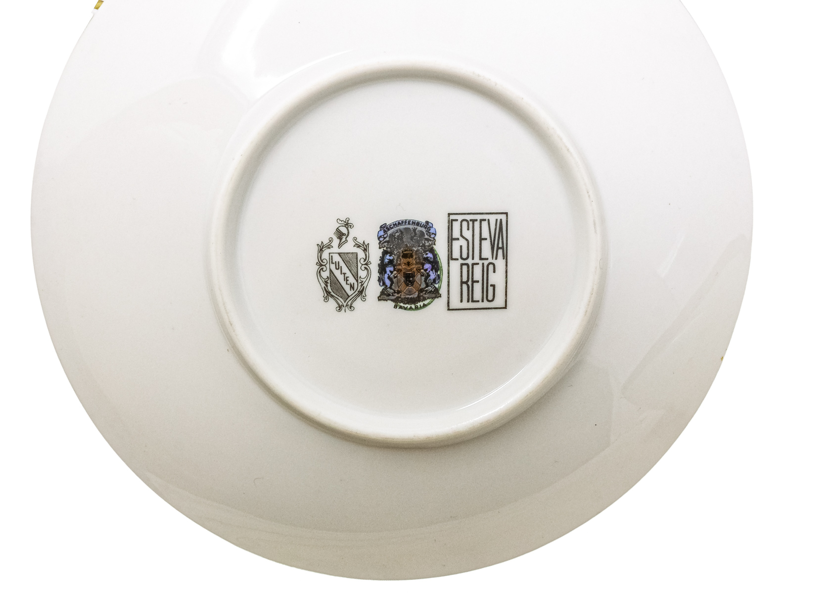 VAJILLA PARA 6 SERVICIOS EN PORCELANA SEGUNDA MITAD S.XX