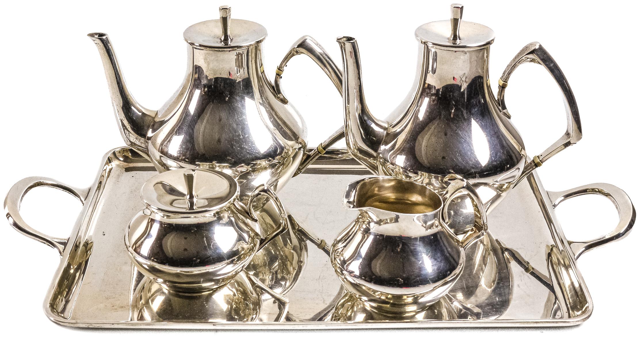 JUEGO DE CAFÉ DE PLATA