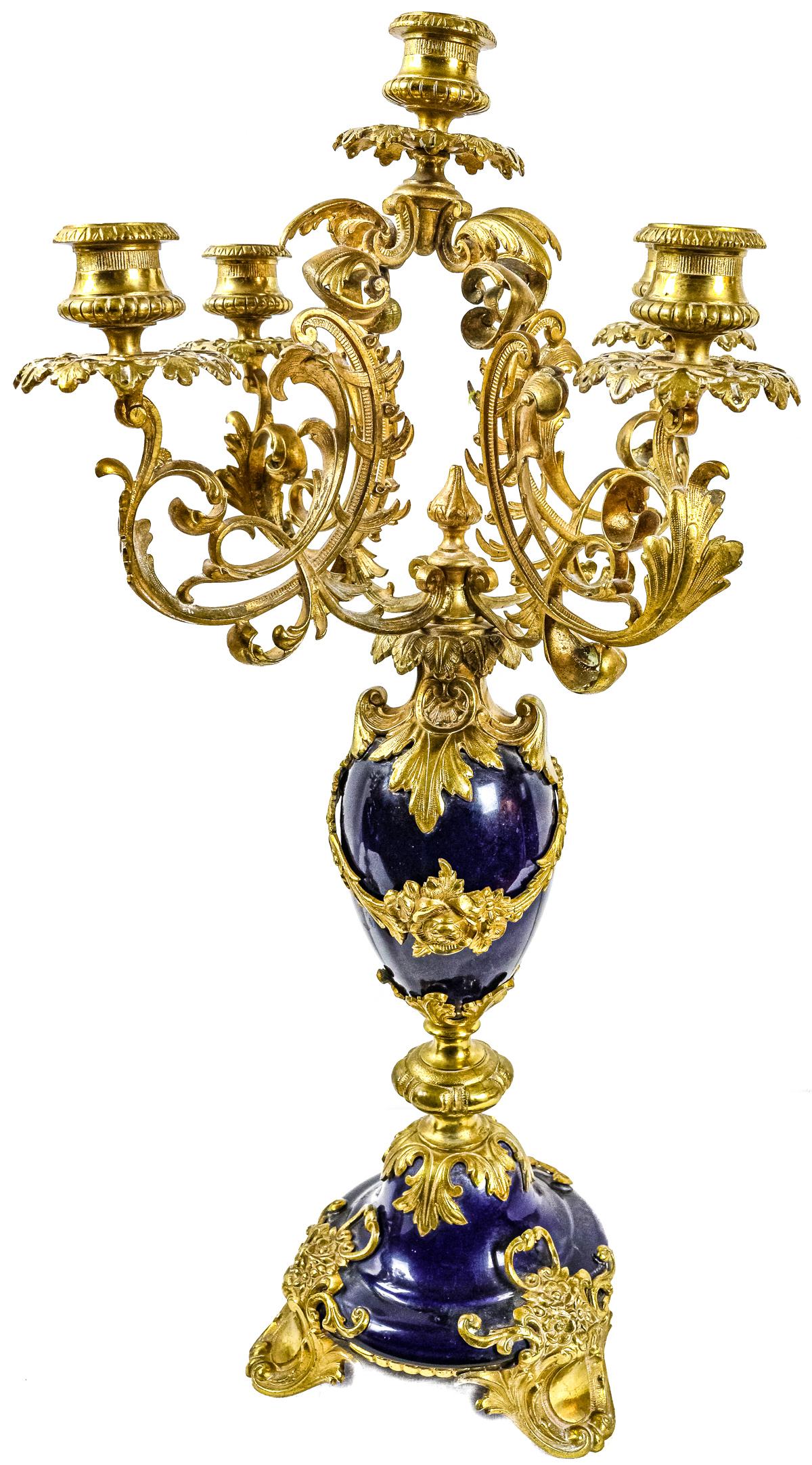 PAREJA DE CANDELABROS FRANCESES