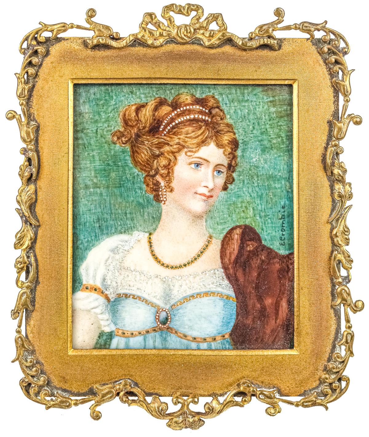 MINIATURA ENMARCADA DE PPS. DEL S.XX