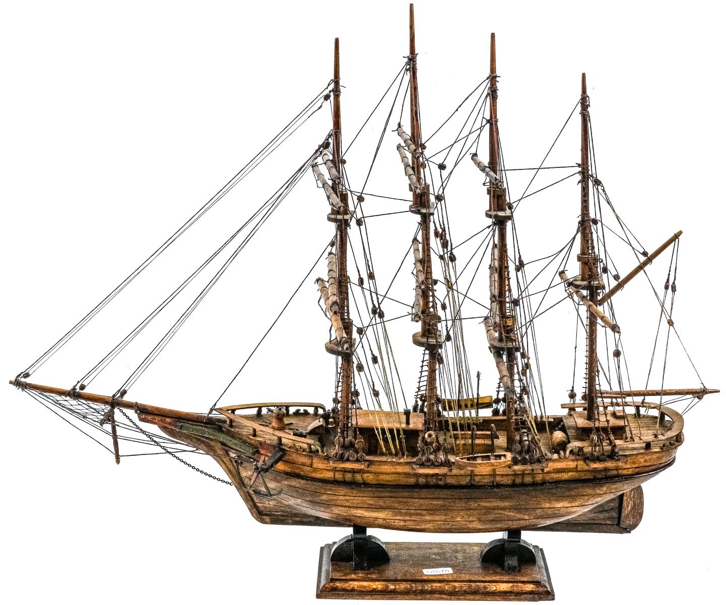 MAQUETA DE VELERO DE PRINCIPIOS DEL S.XX