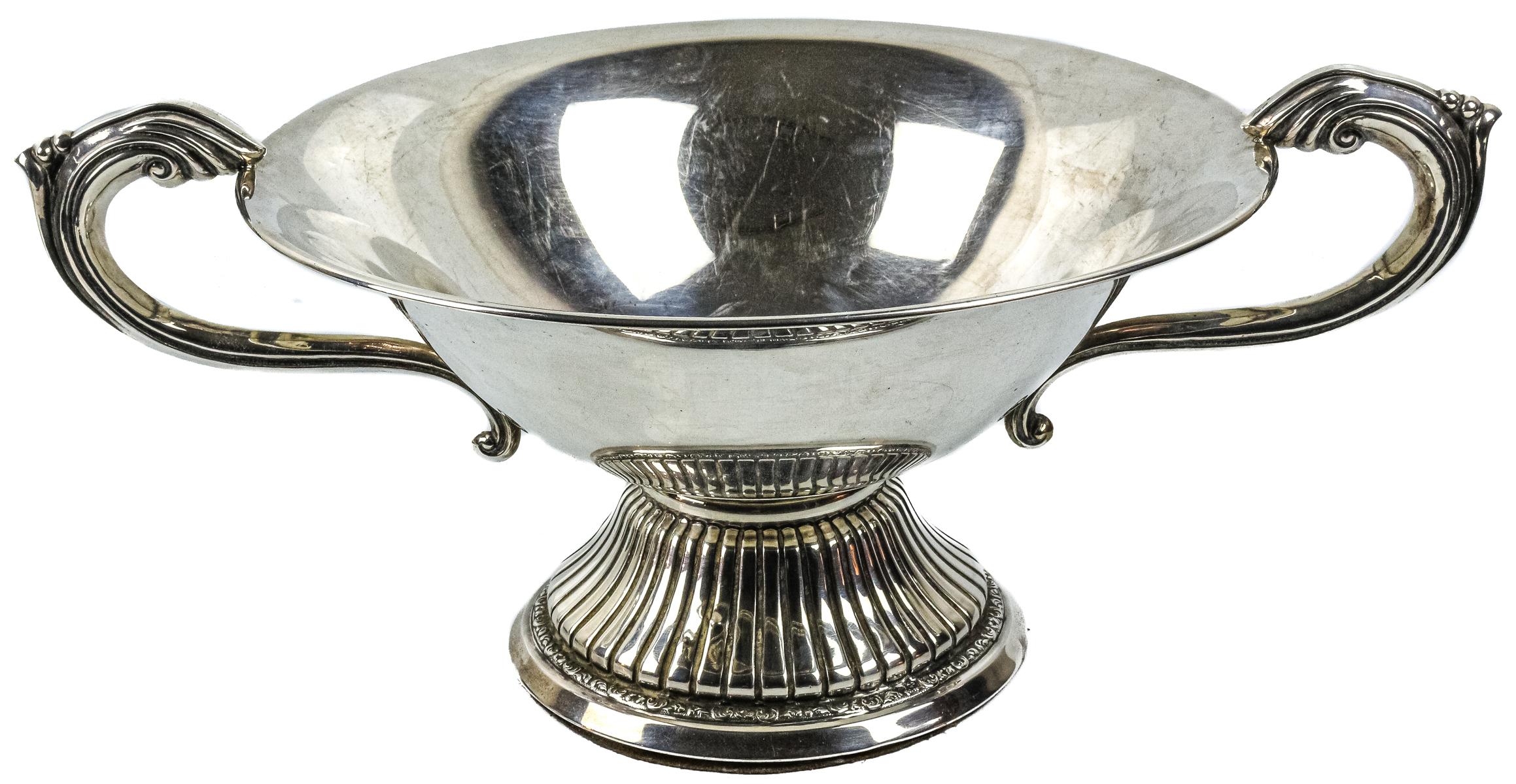 CENTRO DE MESA EN PLATA DEL ÚLTIMO TERCIO DEL S.XX