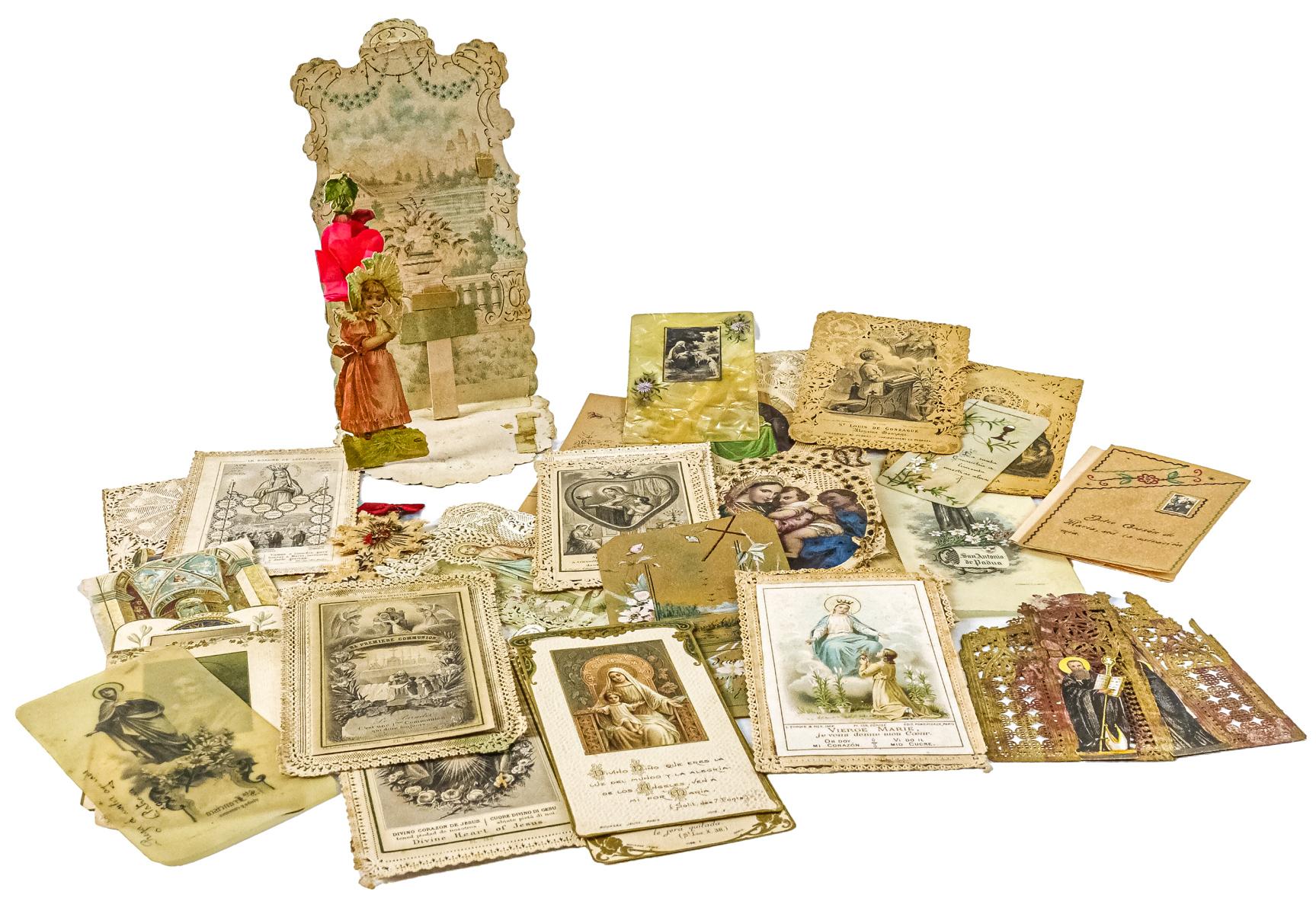 LOTE DE ESTAMPAS Y POSTALES DE PRINCIPIOS DEL S.XX