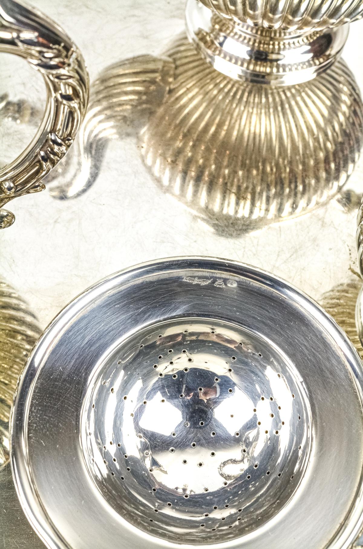 JUEGO DE CAFÉ EN PLATA DEL ÚLTIMO CUARTO DEL S.XX
