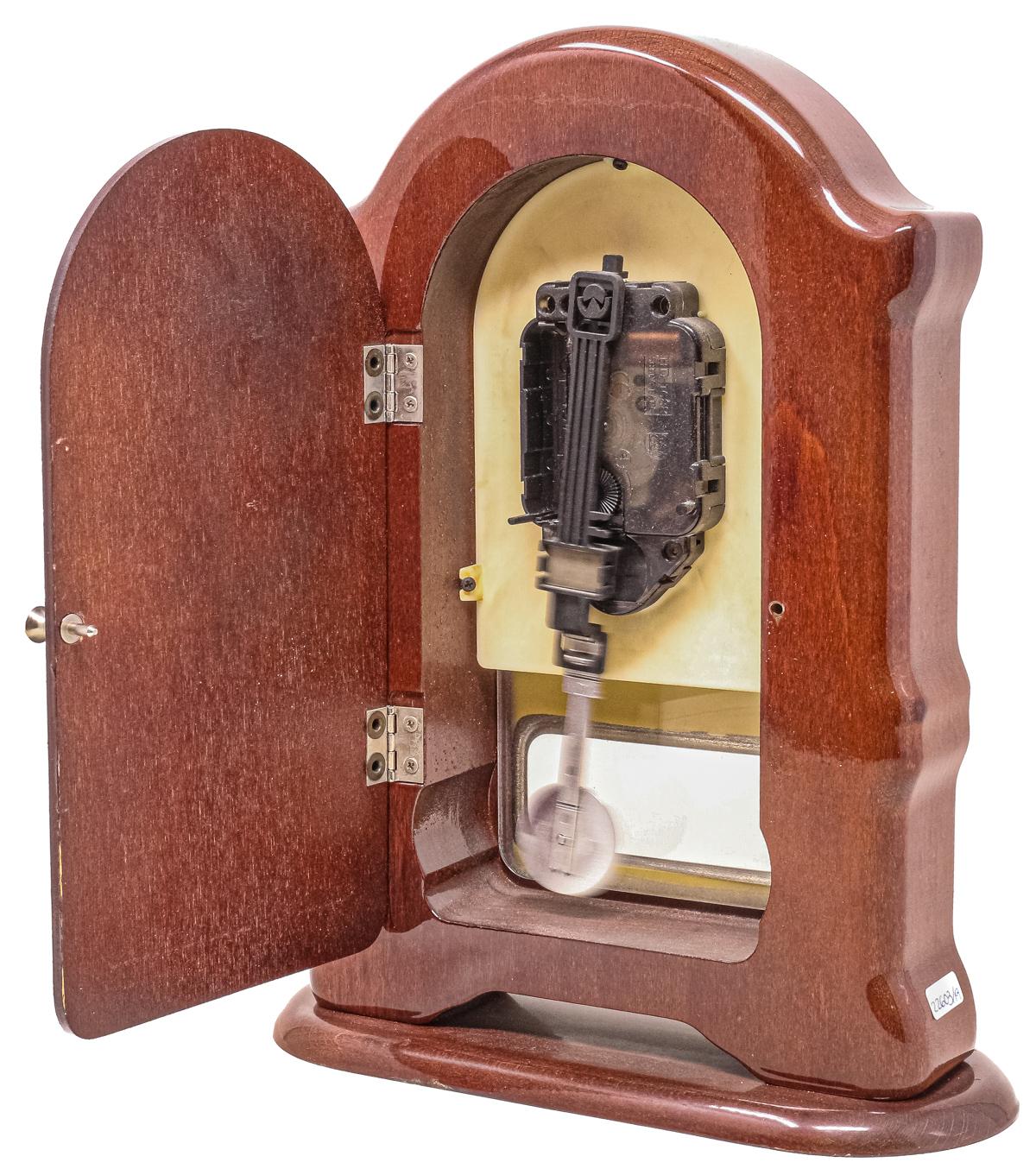 RELOJ DE SOBREMESA EN PLATA DEL ÚLTIMO CUARTO DEL S.XX