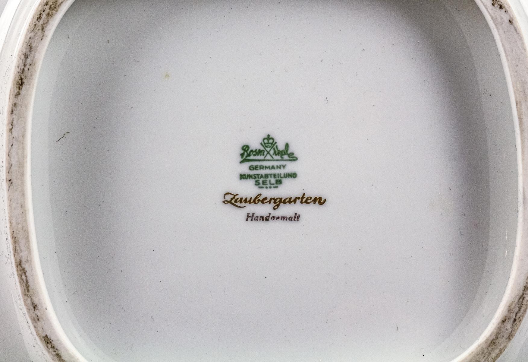 PLATO DE PORCELANA ALEMANA DE LOS AÑOS 70