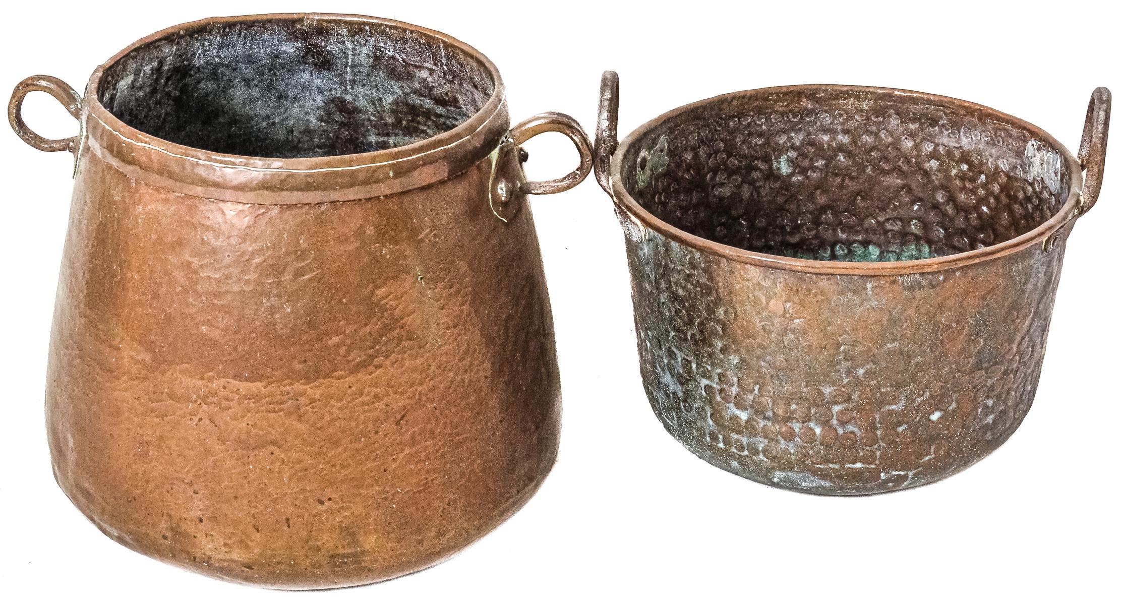 OLLA Y CALDERO DE COBRE