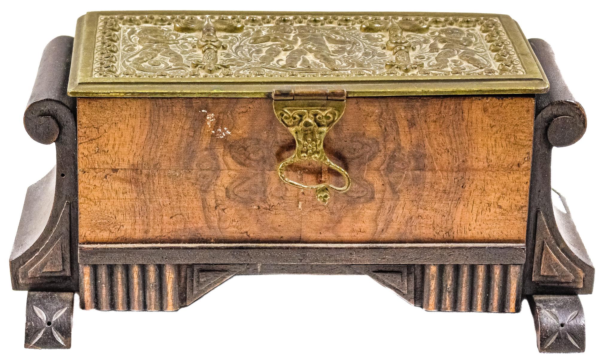 CAJA JOYERO "NOUCENTISTA" DEL PRIMER CUARTO S.XX