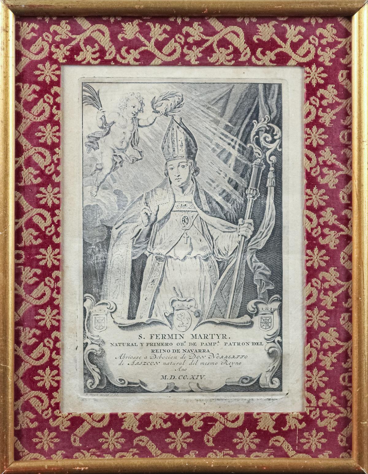 GRABADO RELIGIOSO S.XVIII