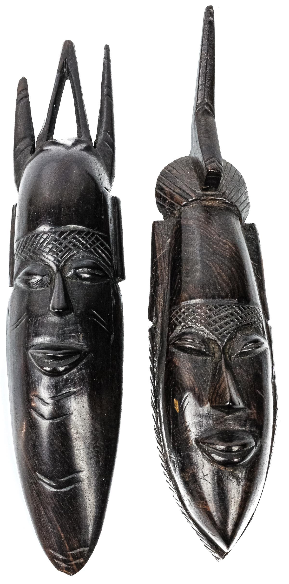 DOS TALLAS AFRICANAS DE MEDIADOS DEL S.XX