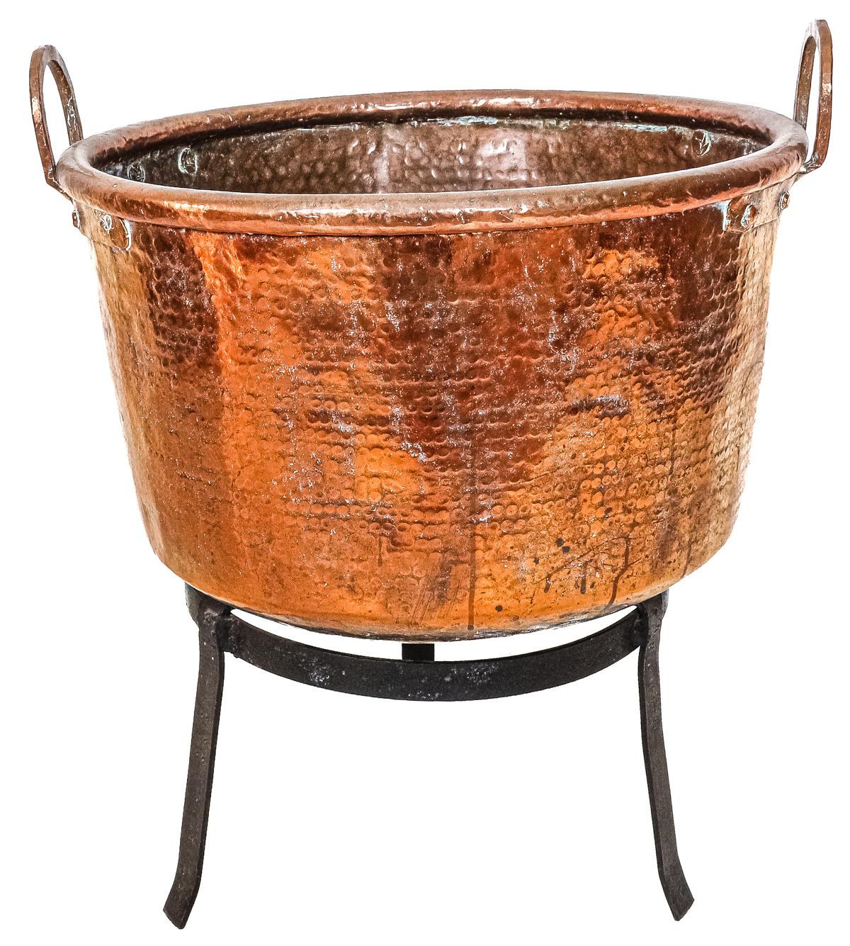 CALDERO DE COBRE DE FINALES DE SIGLO XX