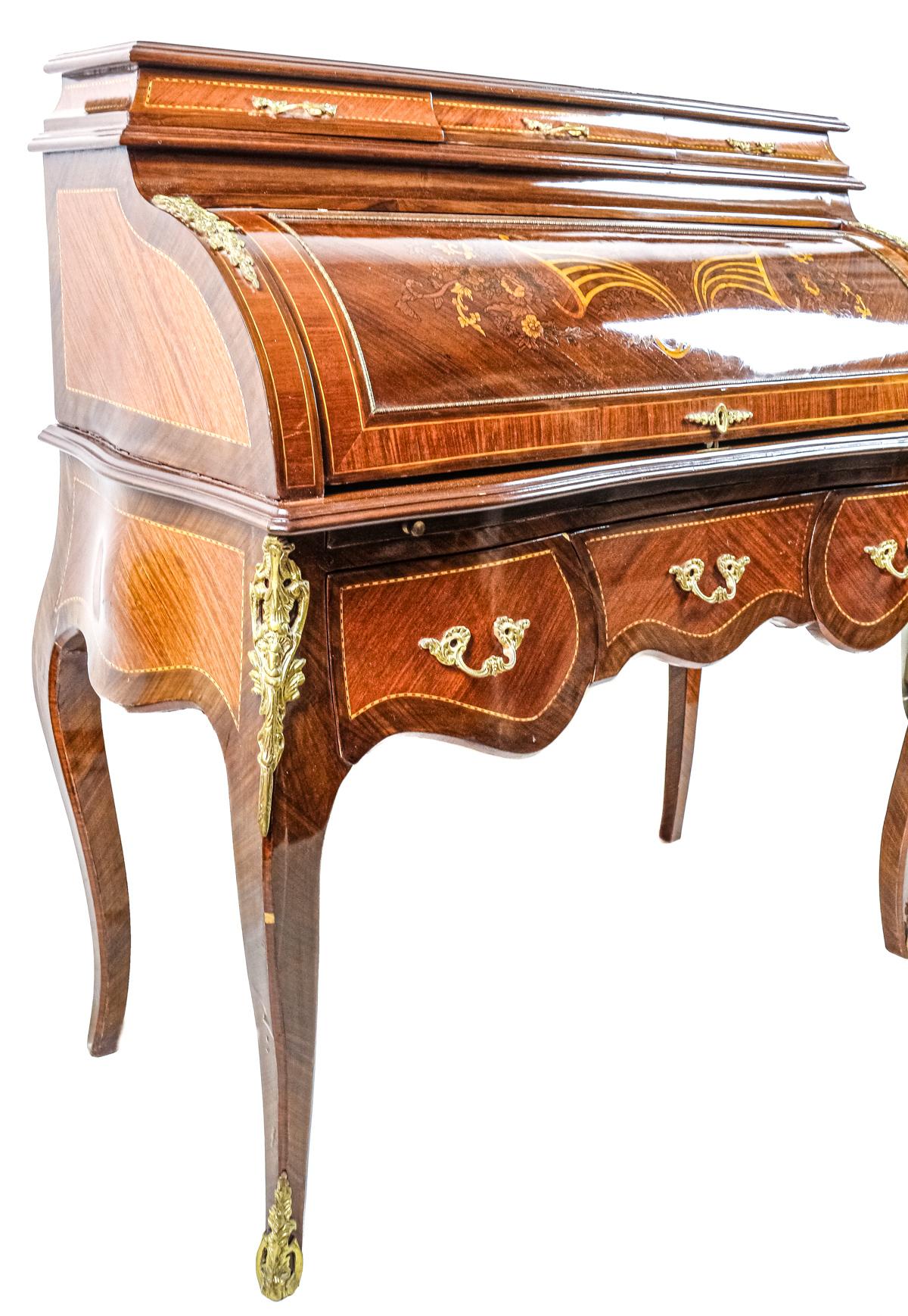 MUEBLE ESCRITORIO DE DAMA ESTILO LUIS XV
