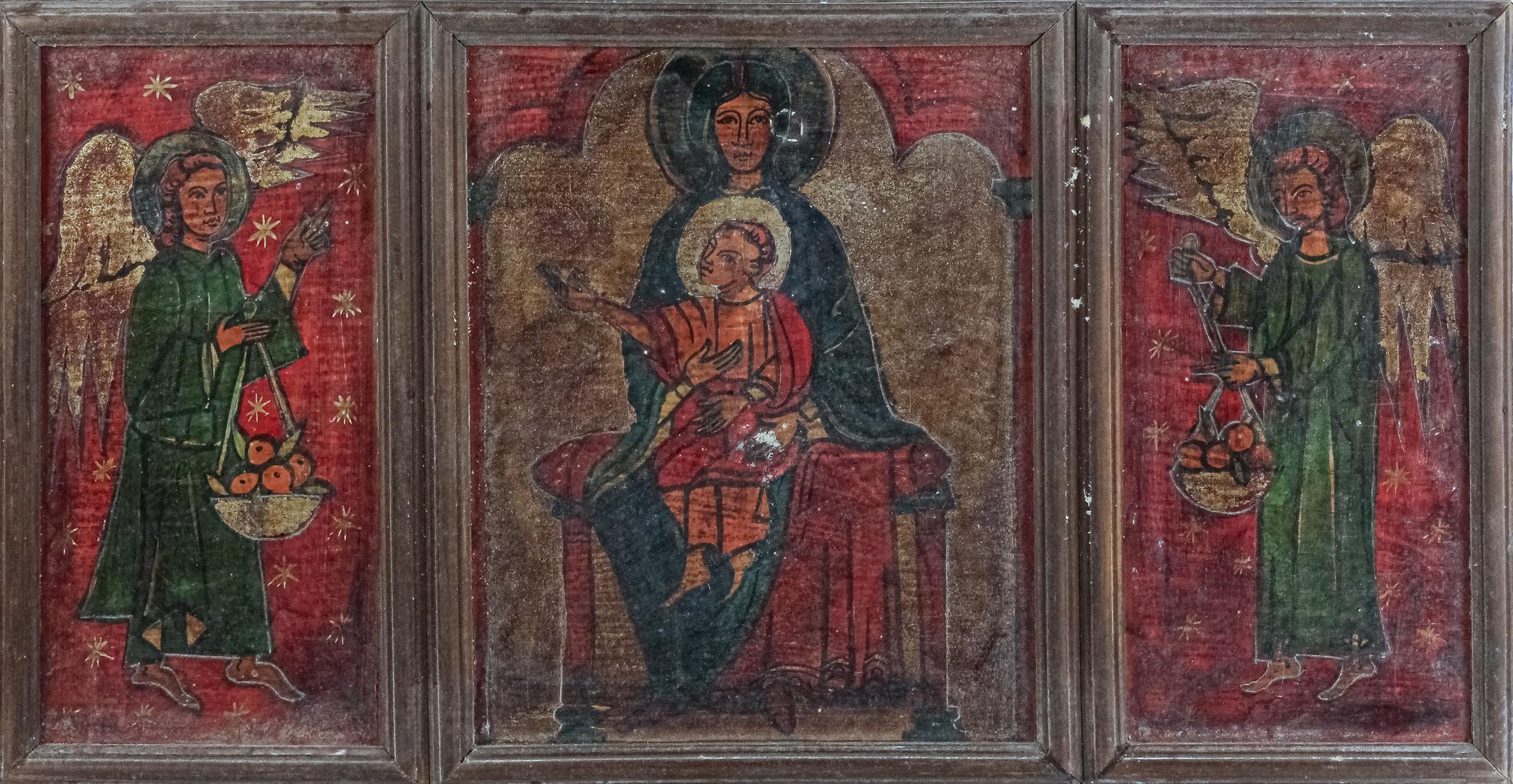 PLAFÓN RELIGIOSO DECORATIVO DEL ÚLTIMO CUARTO DEL S.XX
