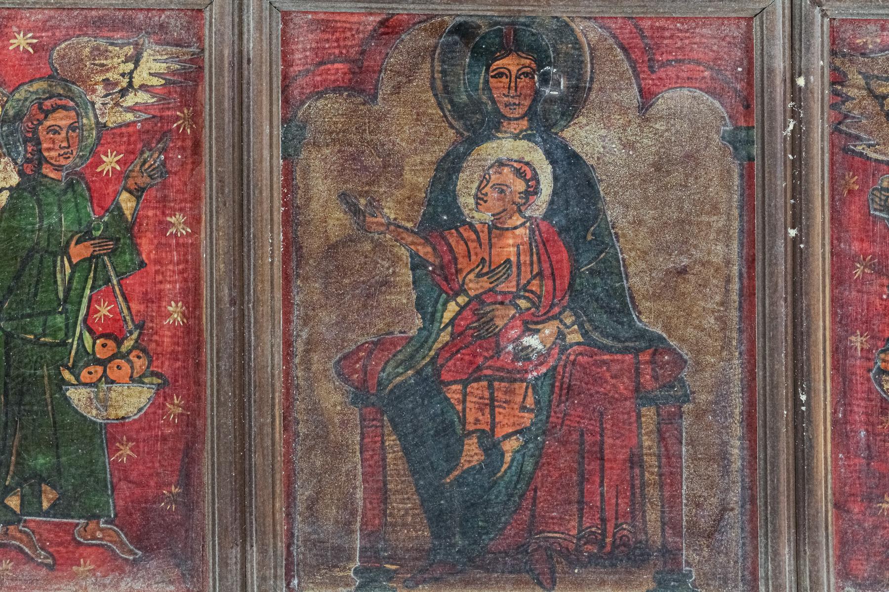 PLAFÓN RELIGIOSO DECORATIVO DEL ÚLTIMO CUARTO DEL S.XX