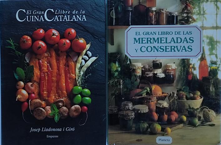 DOS LIBROS DE COCINA