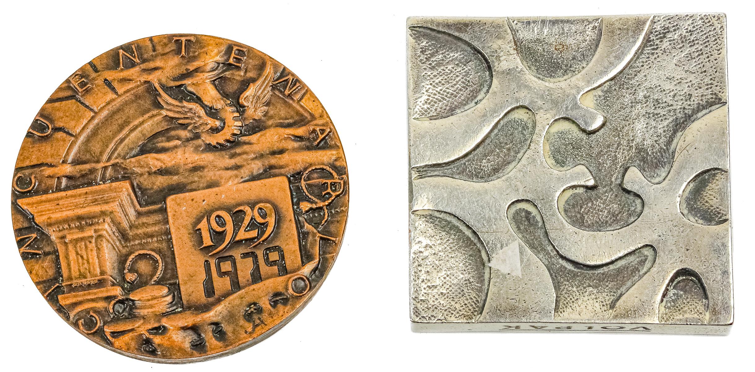 DOS MEDALLAS CONMEMORATIVAS