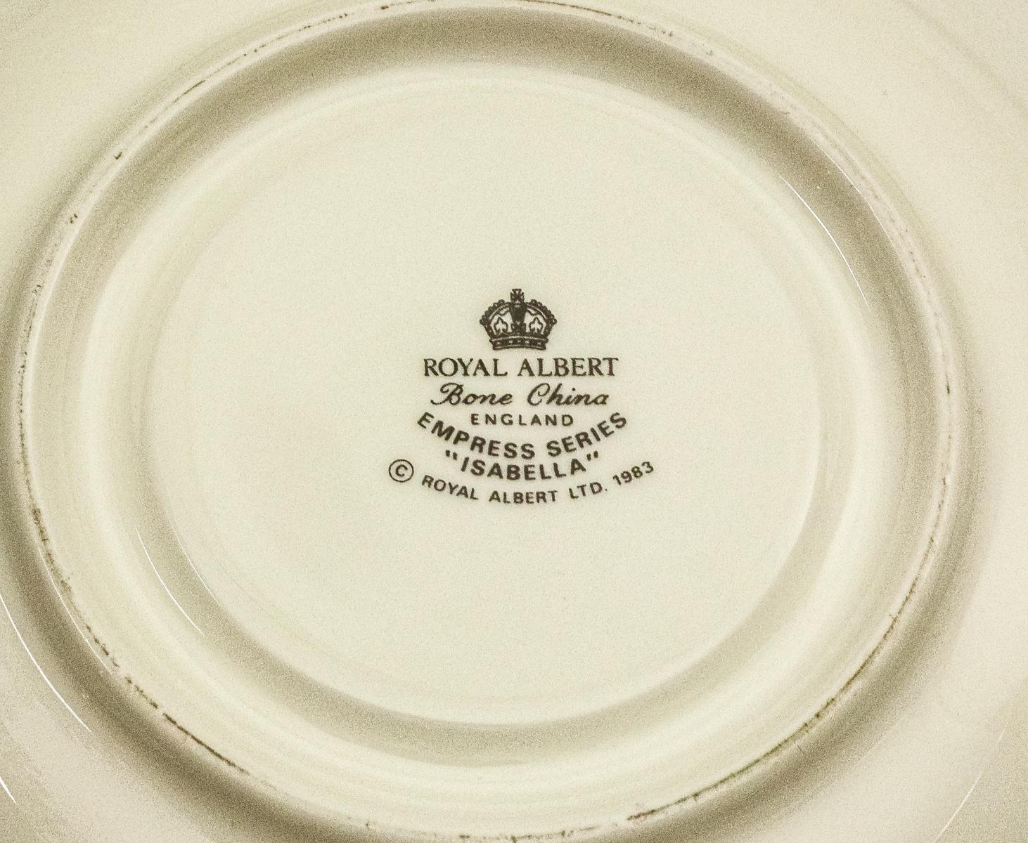 SEIS TAZAS CON PLATO EN LOZA INGLESA