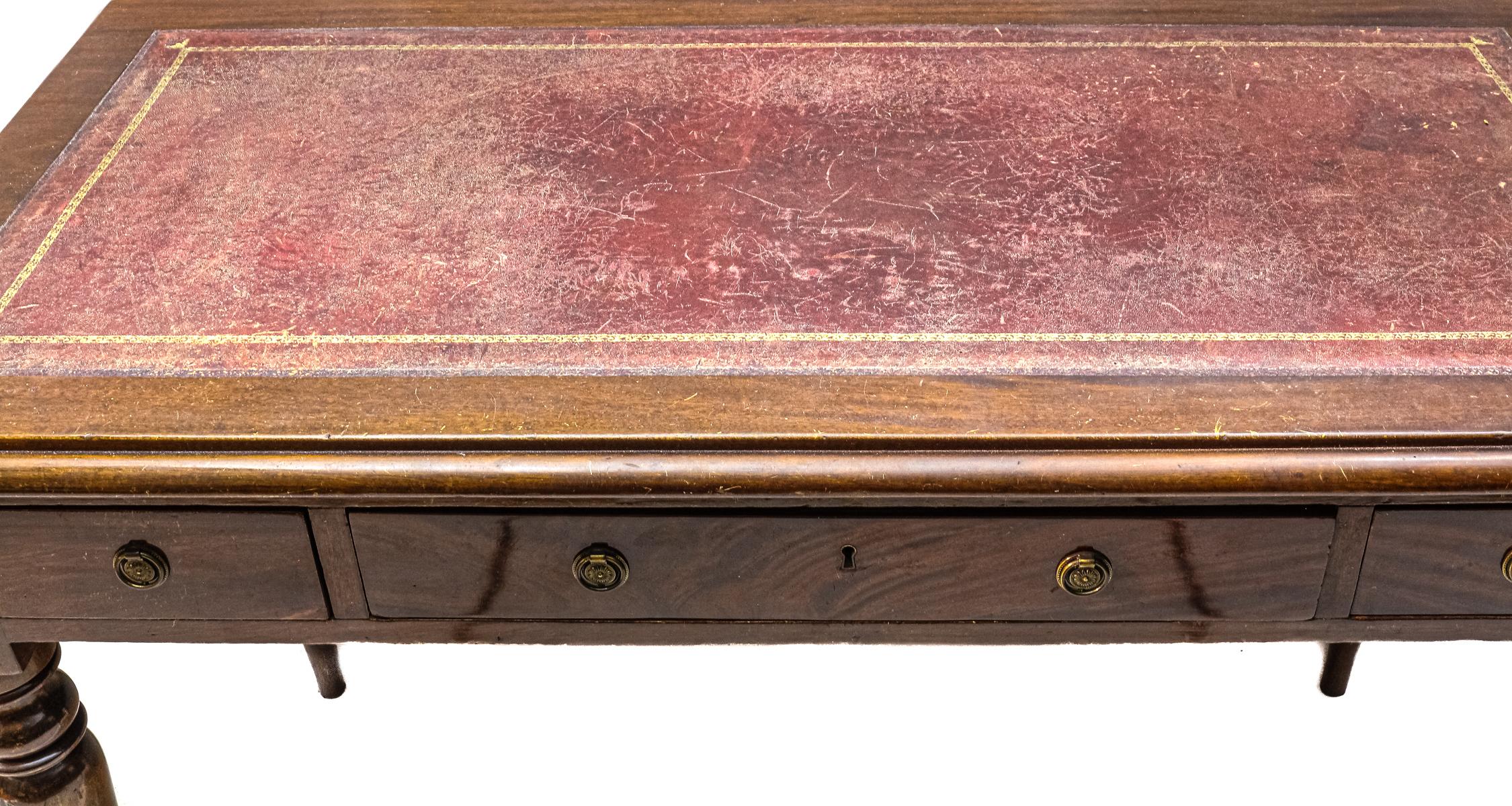 MESA DE DESPACHO INGLESA DE FINALE DEL S.XIX