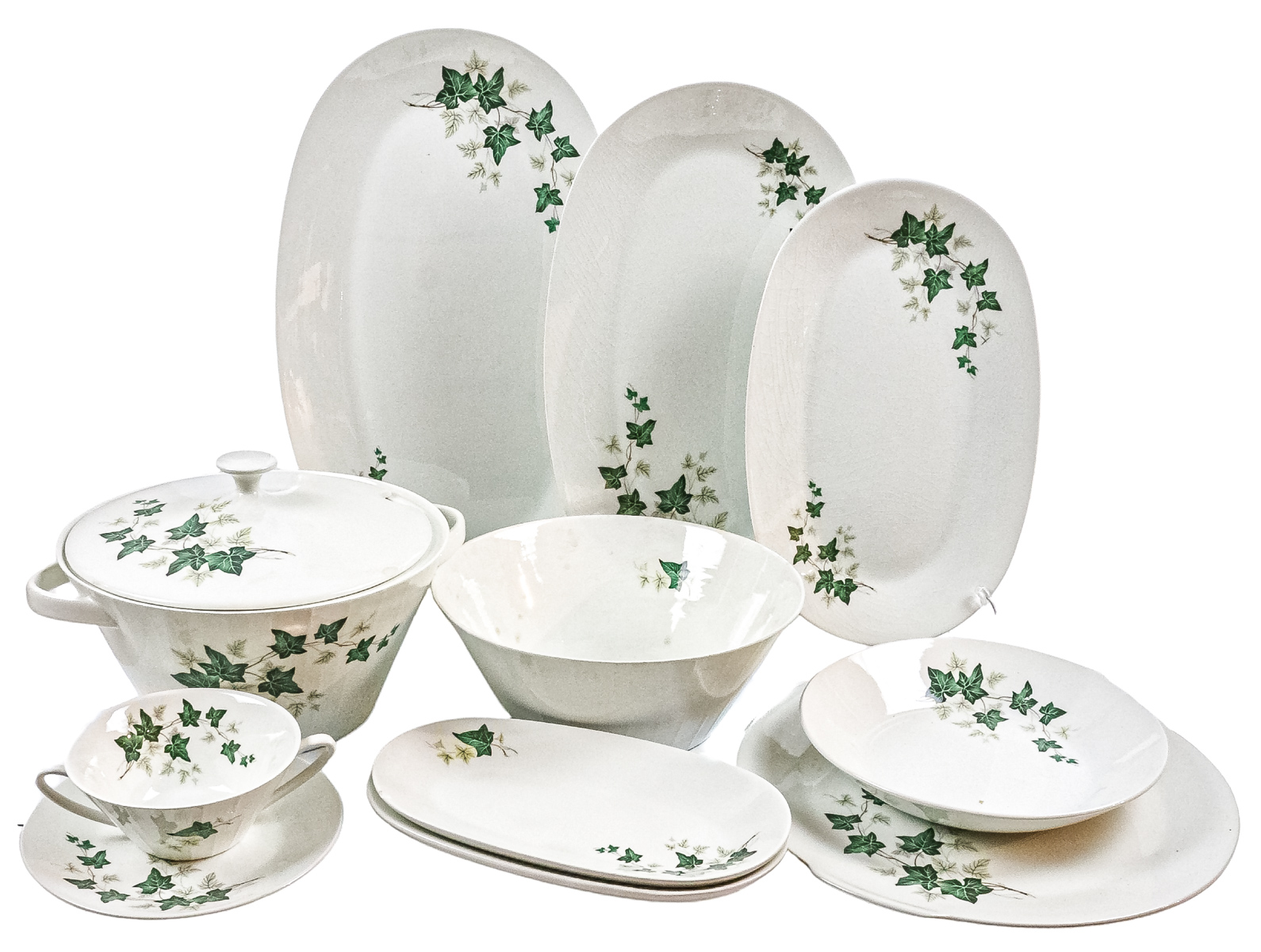 VAJILLA PARA 10 SERVICIOS EN PORCELANA ESPAÑOLA