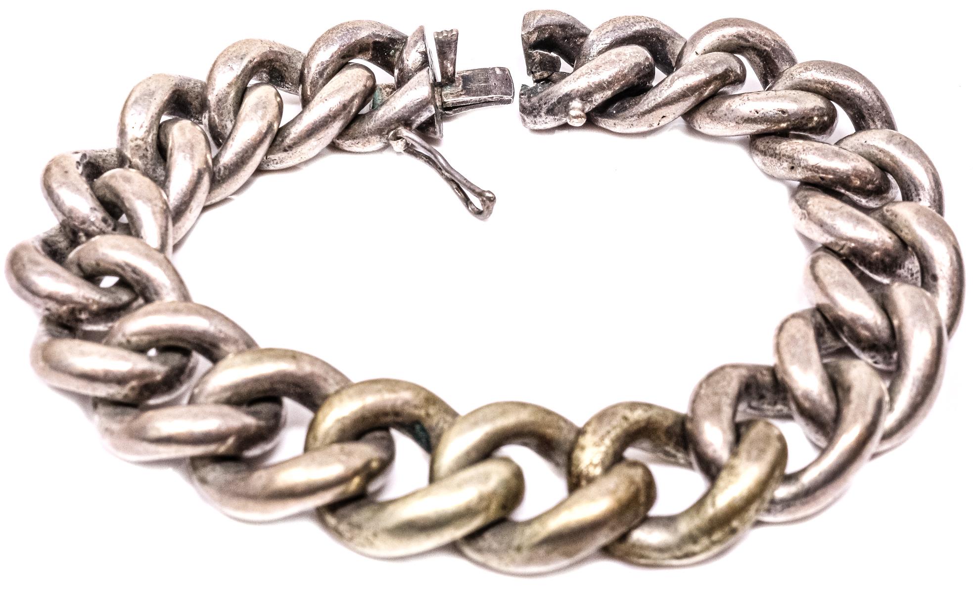 PULSERA DE PLATA DEL S.XIX