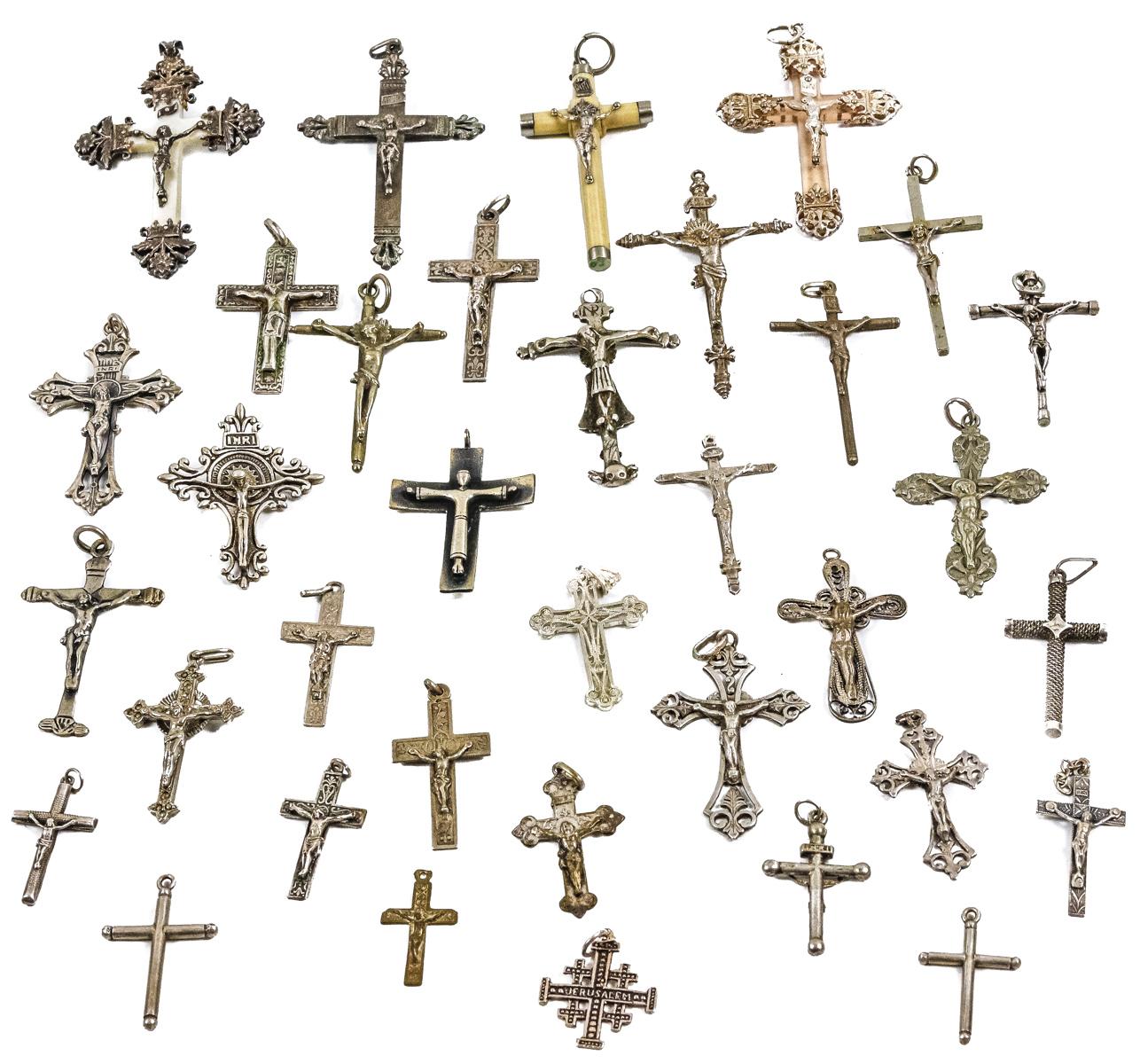 GRAN COLECCIÓN DE CRUCES FLES. S.XIX - PPS. S.XX