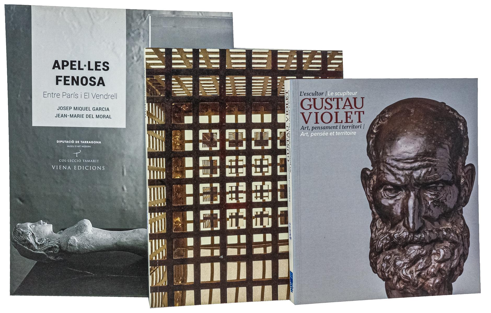 TRES LIBROS SOBRE ESCULTURA: L&#39;ESCULTOR GUSTAU VIOLET