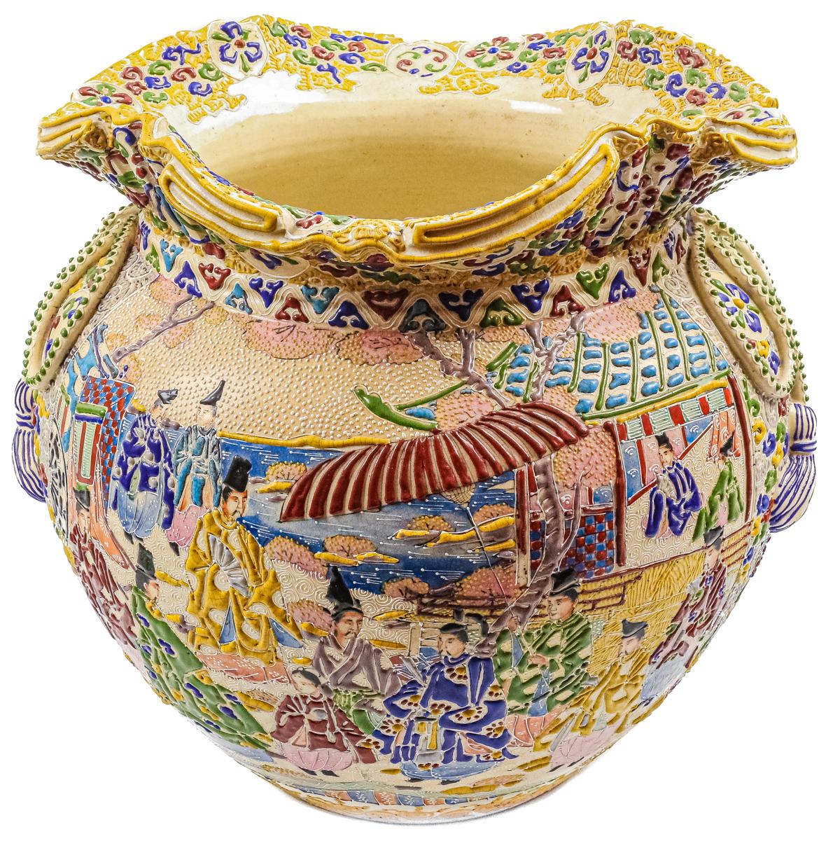 GRAN JARRÓN SATSUMA CIRCA 1900