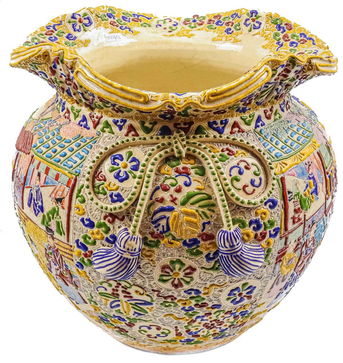 GRAN JARRÓN SATSUMA CIRCA 1900