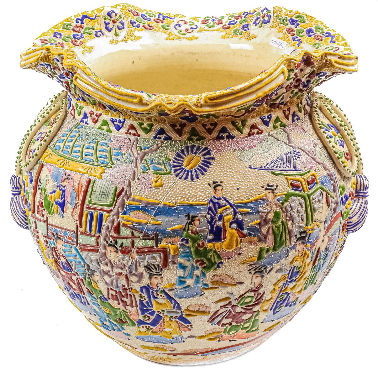 GRAN JARRÓN SATSUMA CIRCA 1900