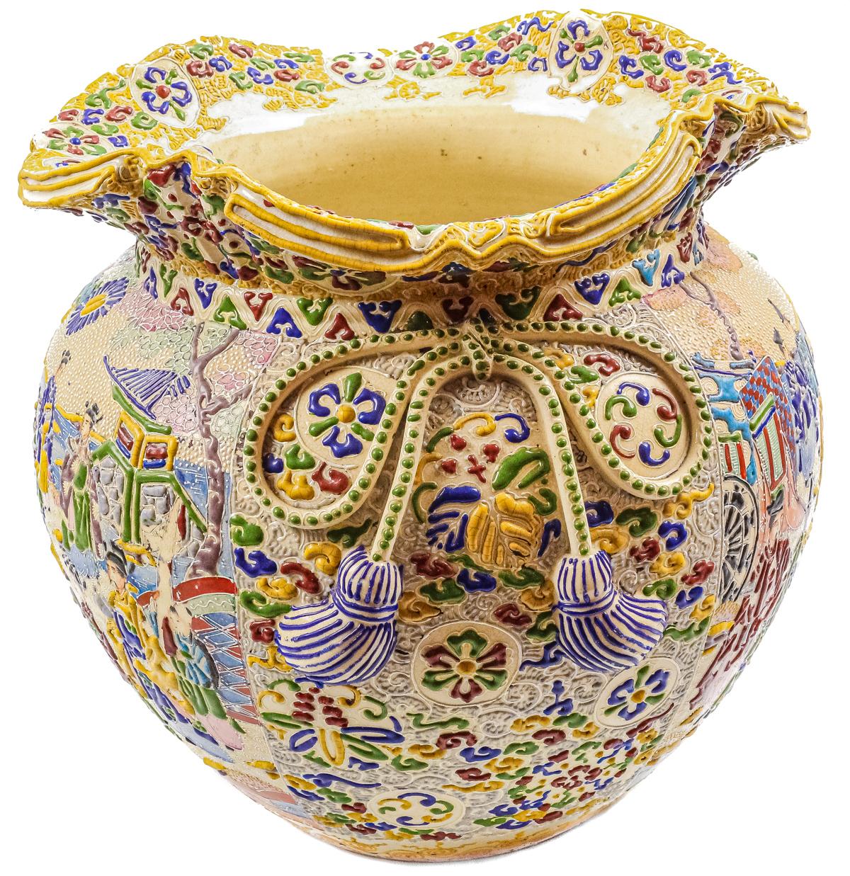 GRAN JARRÓN SATSUMA CIRCA 1900