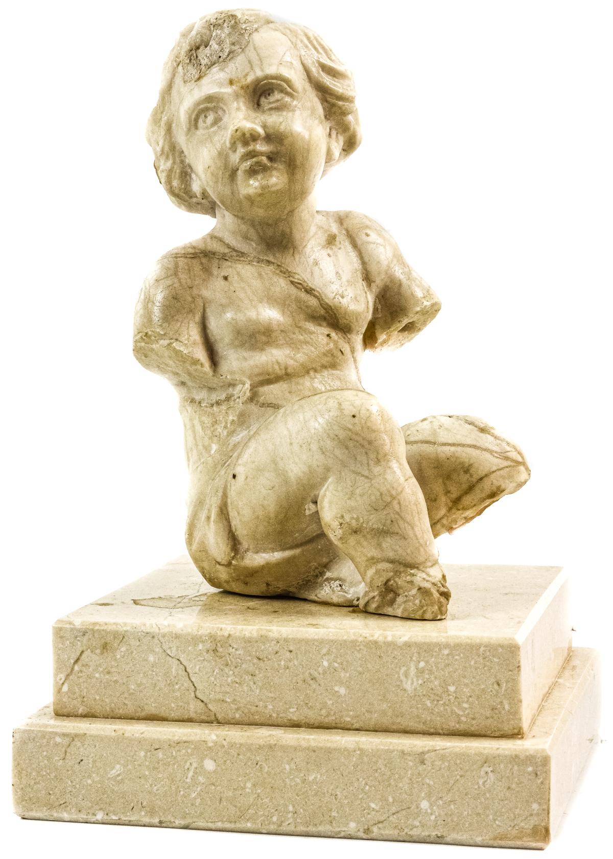 FIGURA DE MARMOL DEL SIGLO XIX