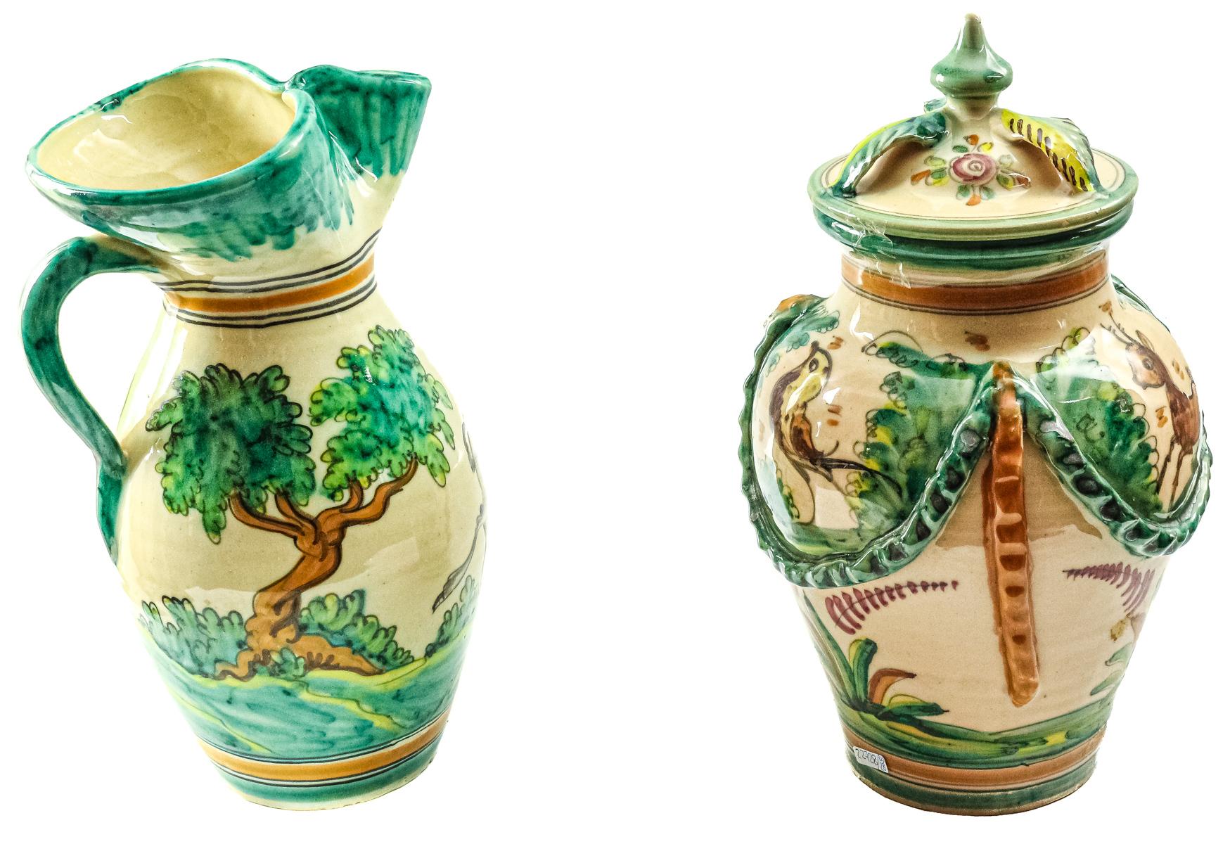 JARRA Y TARRO DE "PUENTE DEL ARZOBISPO"