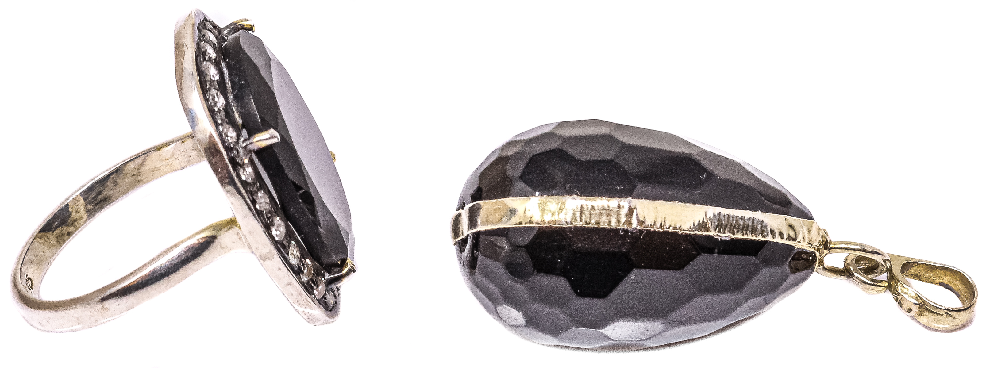 COLGANTE Y ANILLO CON ÓNIX