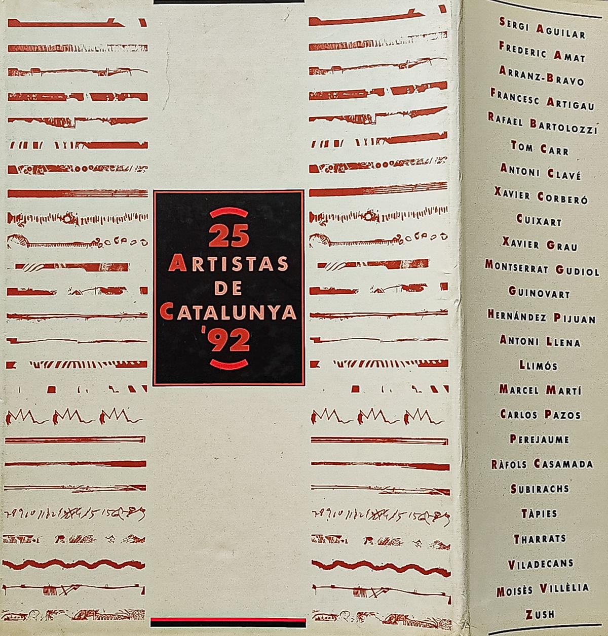 "25 ARTISTAS DE CATALUNYA &#39;92"