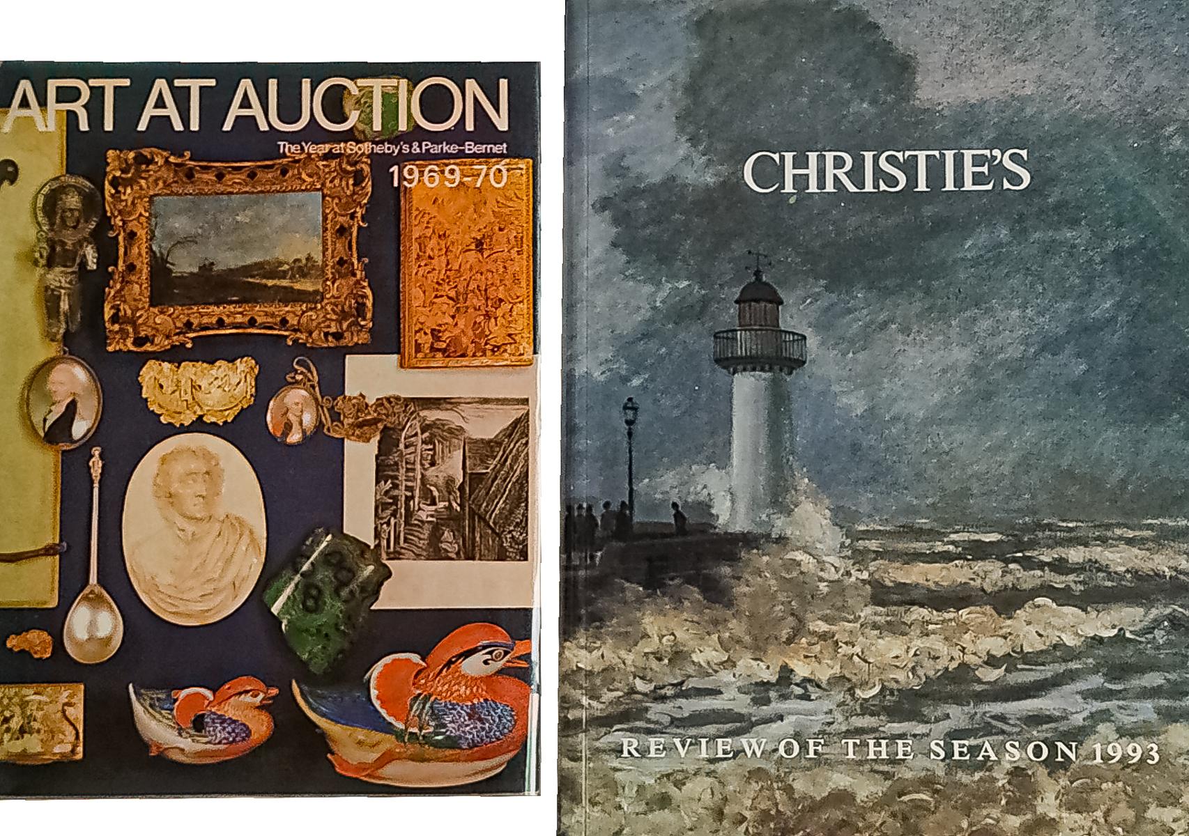 DOS CATÁLOGOS ANUALES DE SUBASTA DE SOTHEBY¿S y CHRIST