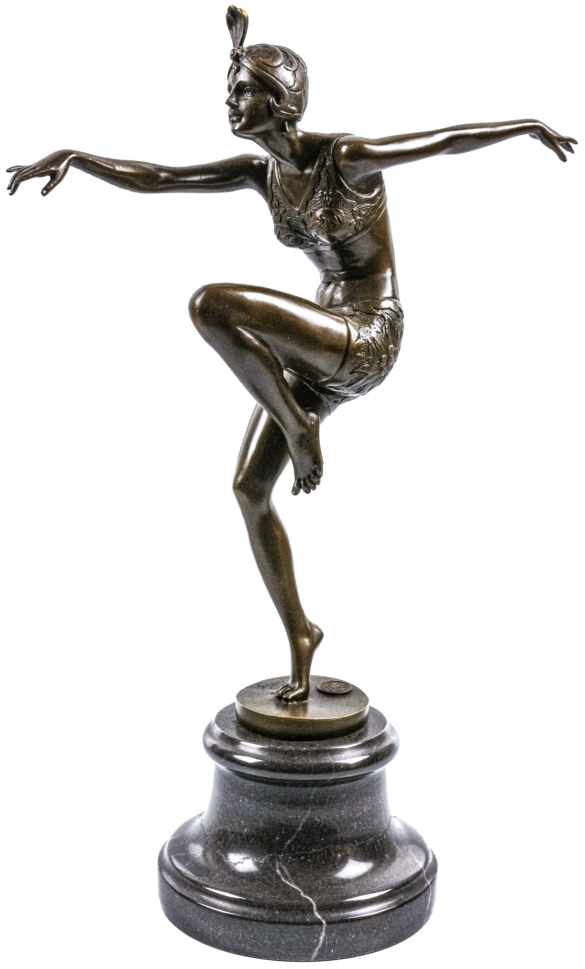 FIGURA EN BRONCE DEL ÚLTIMO CUARTO DEL S.XX