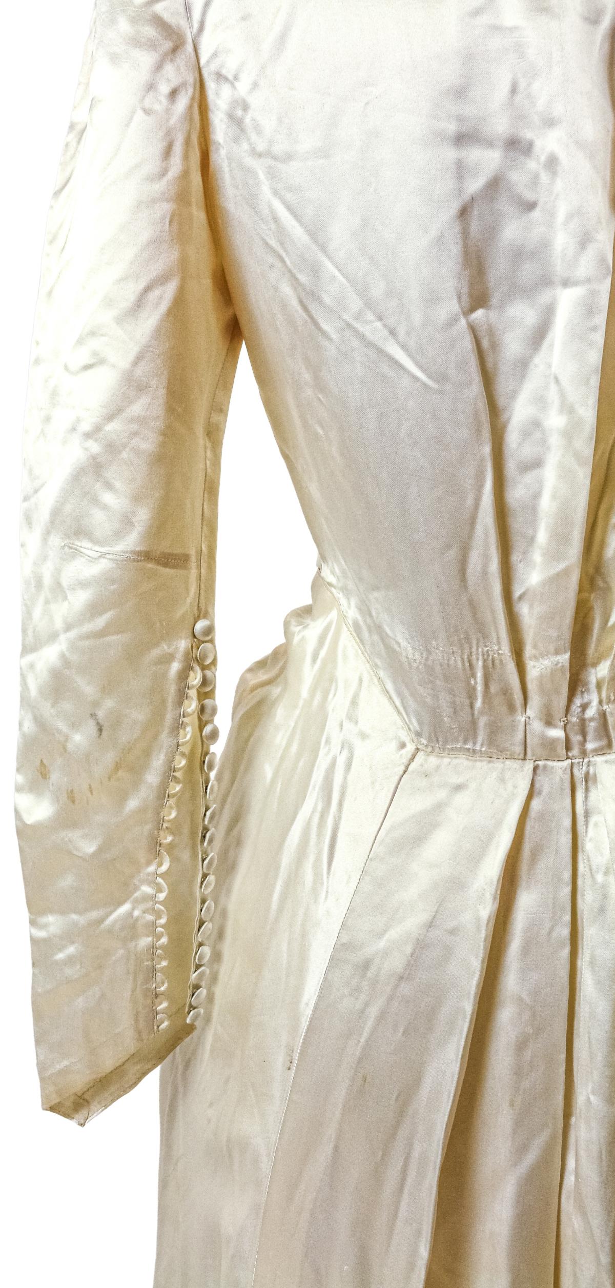 VESTIDO DE NOVIA AÑOS 40