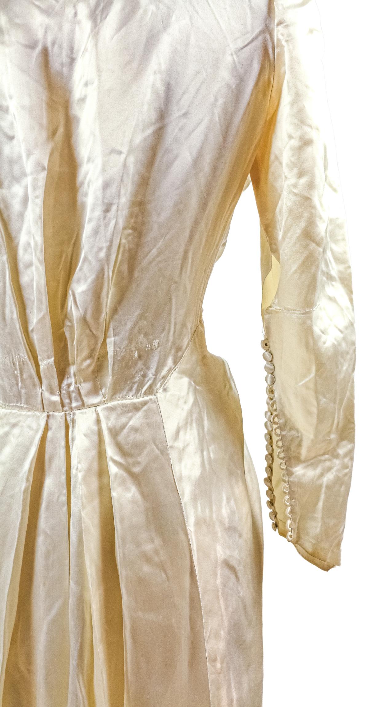 VESTIDO DE NOVIA AÑOS 40