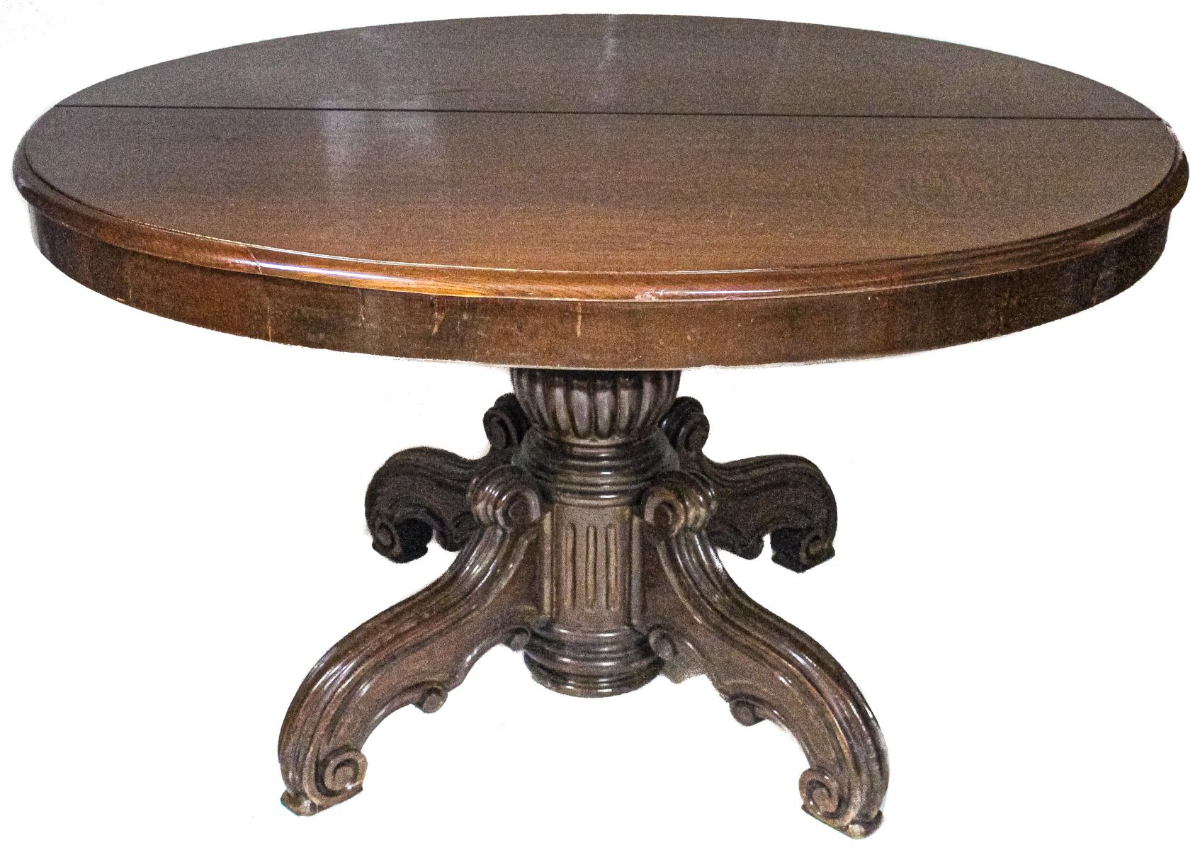 MESA DE COMEDOR DE FINALES DEL SIGLO XIX