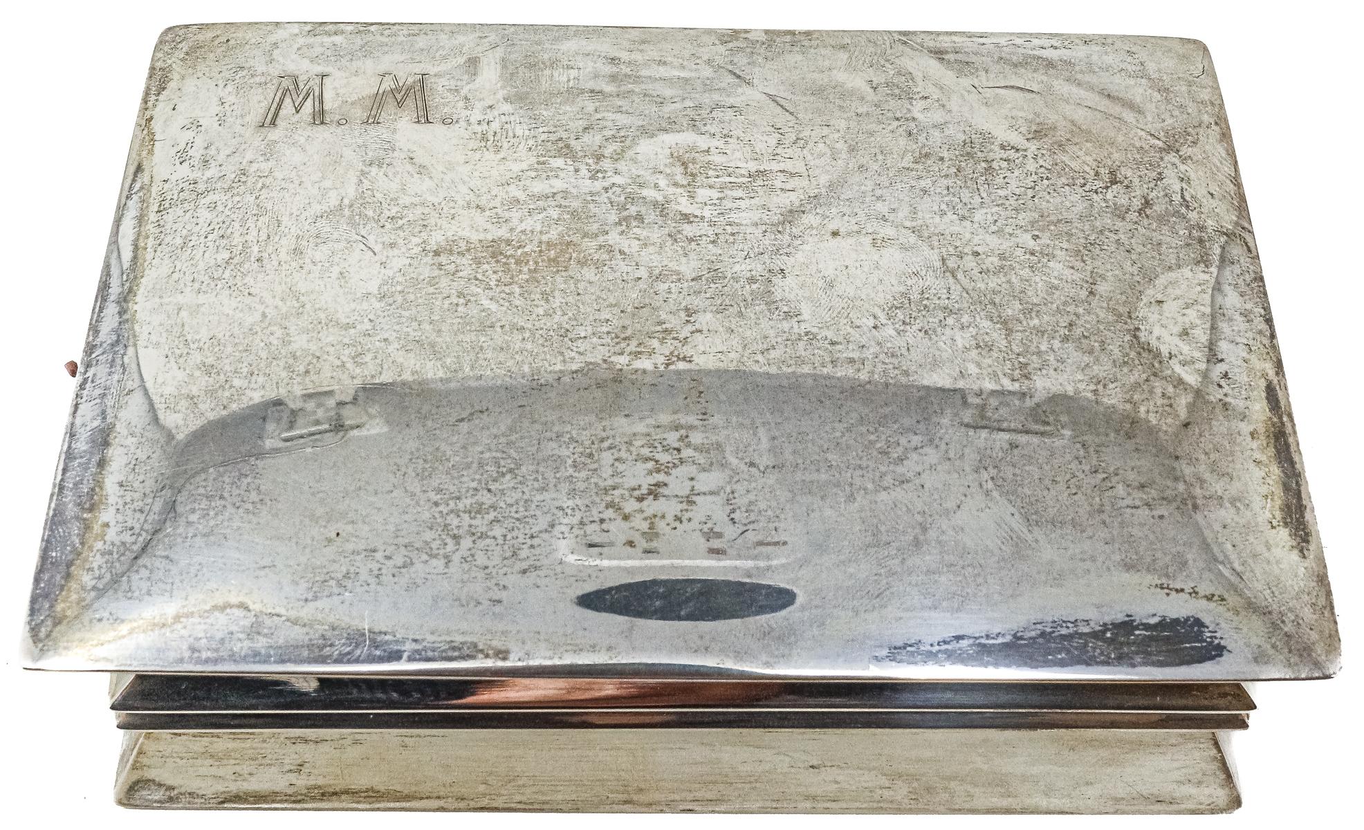 CAJA CIGARRERA DE LA PRIMERA MITAD  DE SIGLO XX