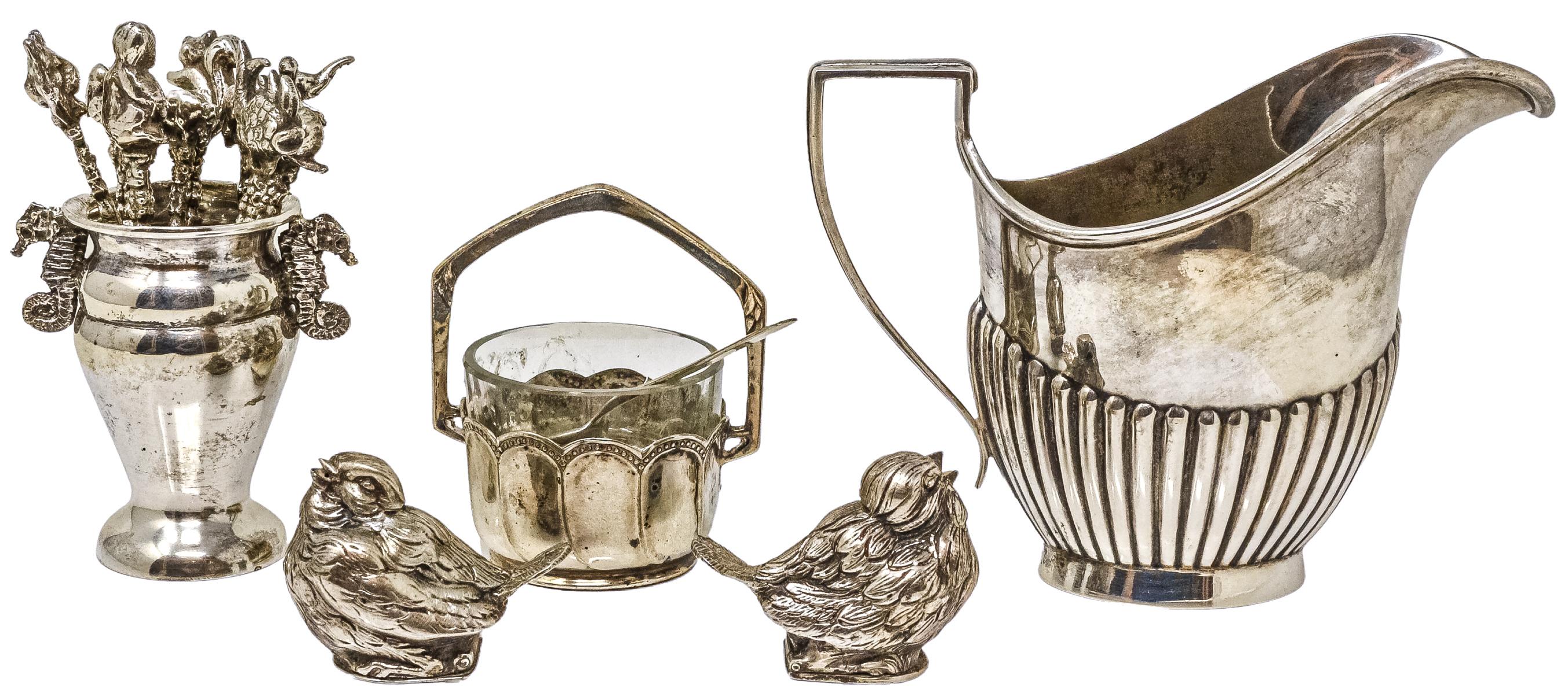 CONJUNTO DE PIEZAS DE PLATA