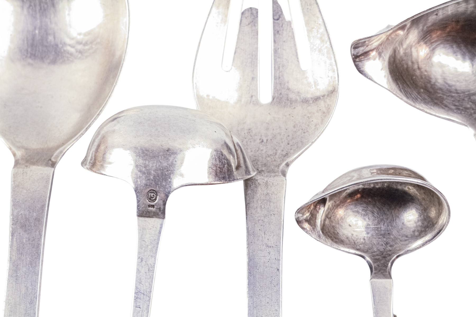 CONJUNTO DE CUBIERTOS EN PLATA DANESA GEORG JENSEN