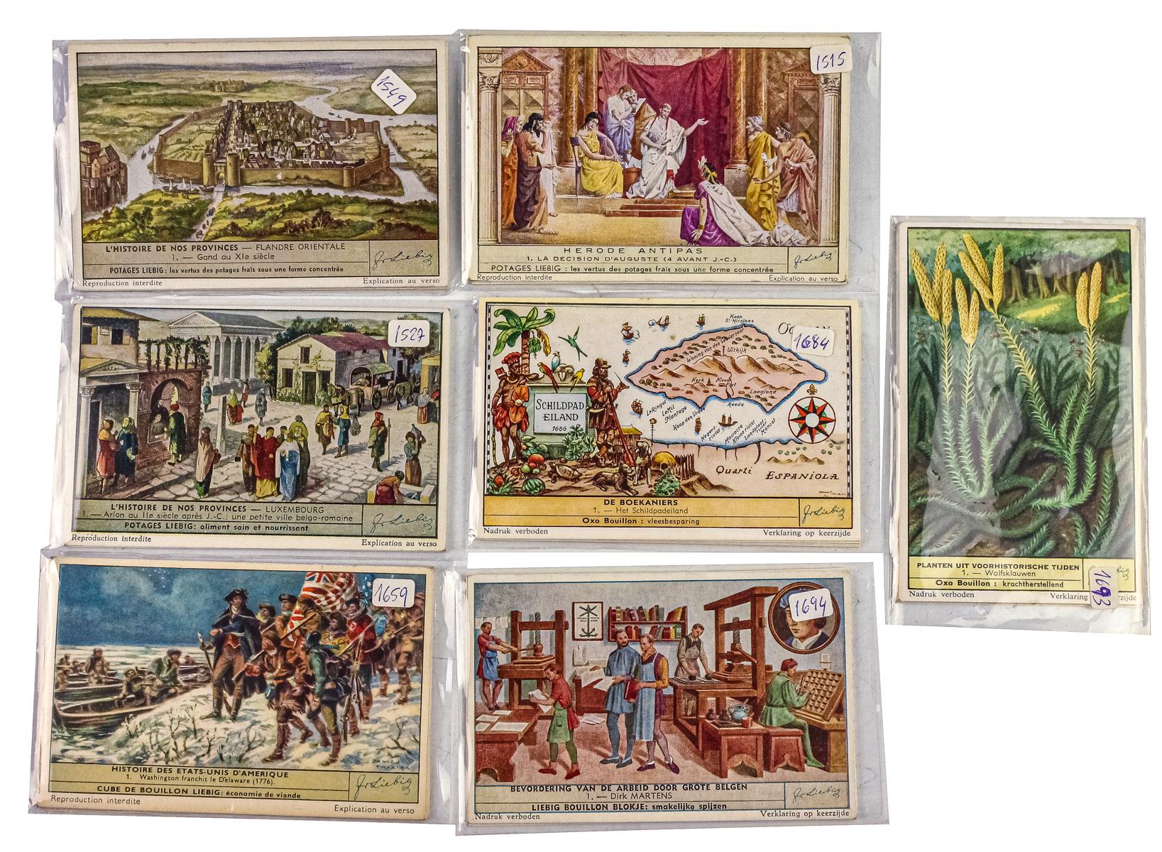 SIETE COLECCIONES DE CROMOS 