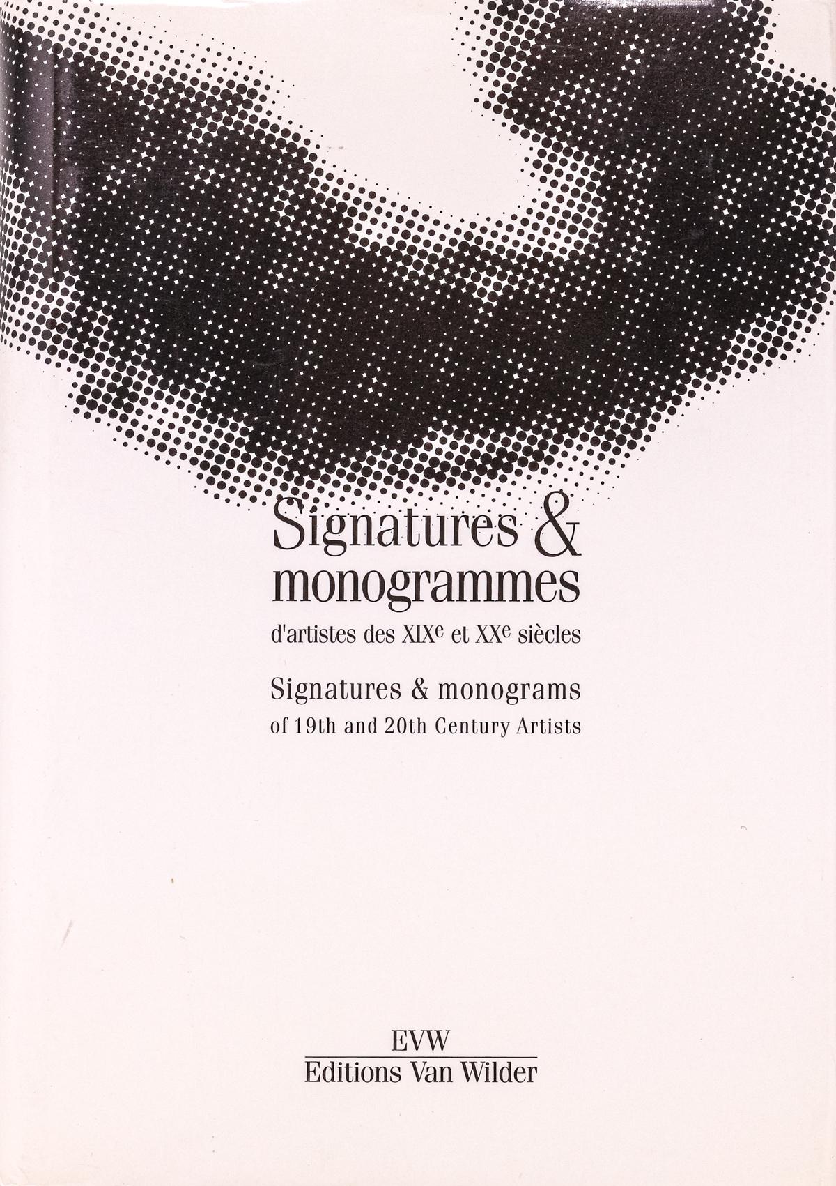 "SIGNATURES & MONOGRAMMES D&#39;ARTISTES...