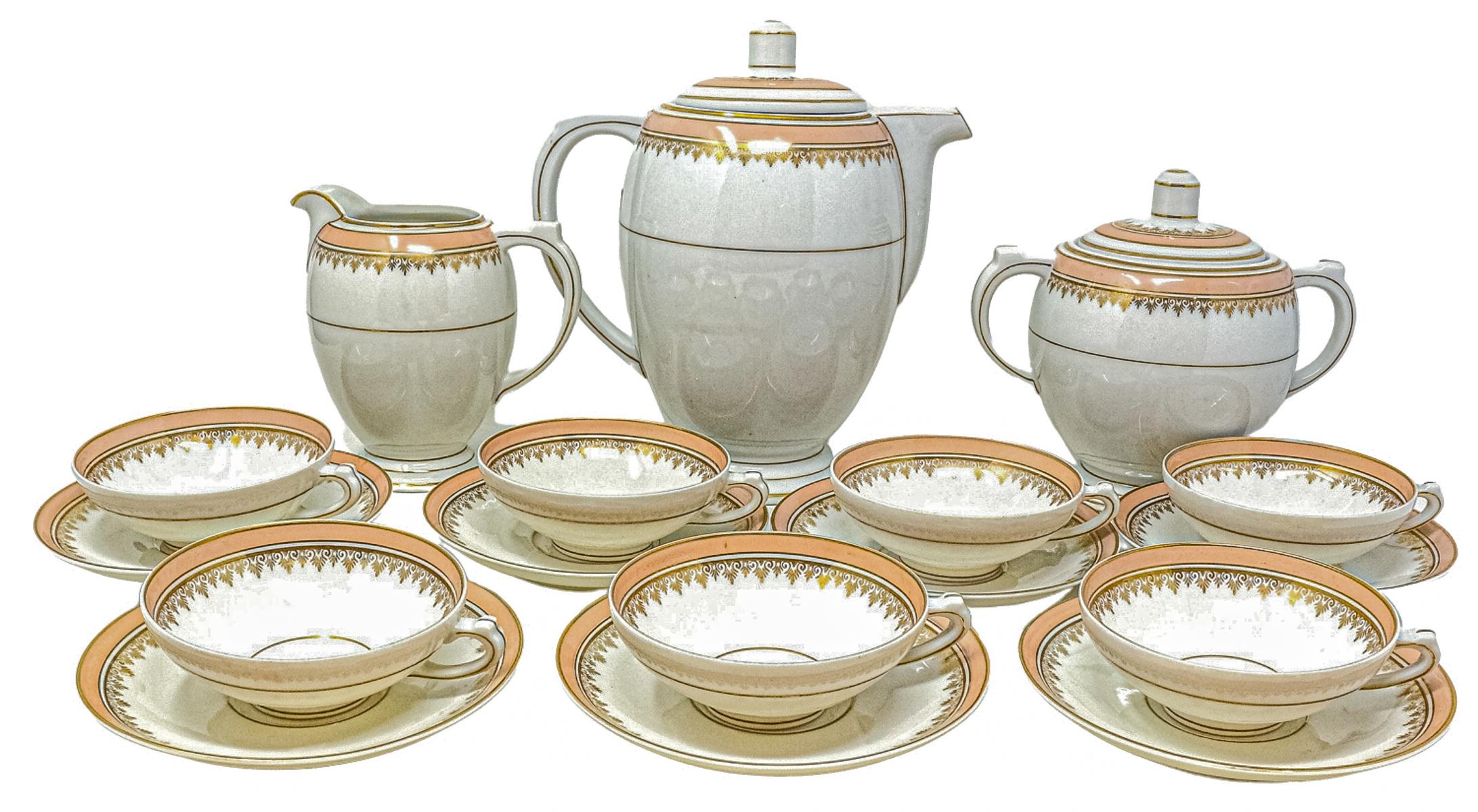 JUEGO PARA CHOCOLATE EN PORCELANA DE LIMOGES