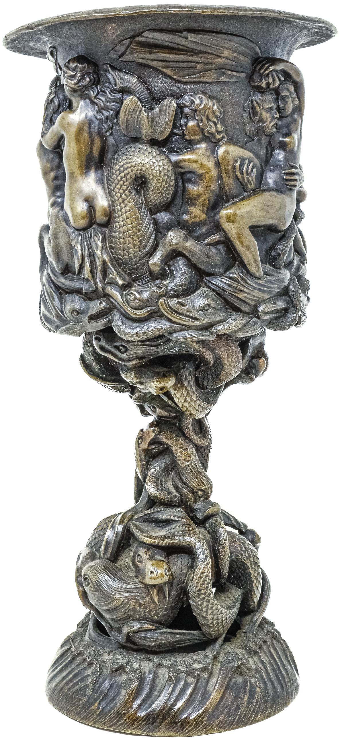 COPA EN BRONCE DE LA SEGUNDA MITAD DE SIGLO XX