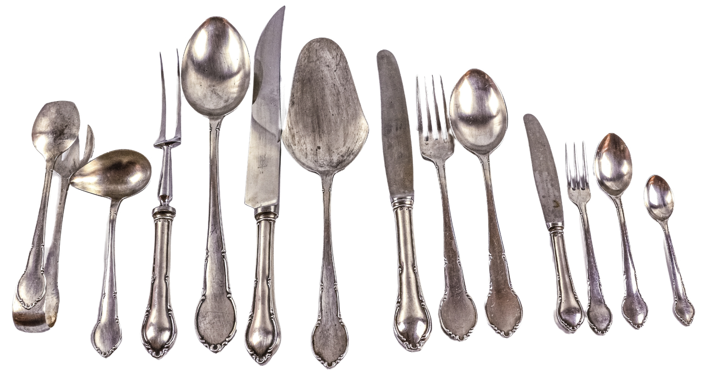 CUBERTERIA DE PLATA DEL PRIMER TERCIO DEL S.XX