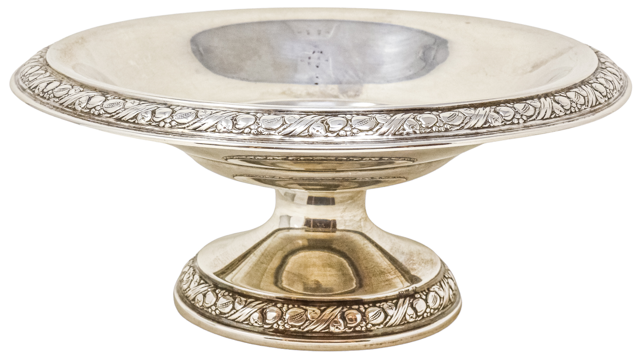 CENTRO DE MESA EN PLATA DEL PRIMER TERCIO DEL S.XX