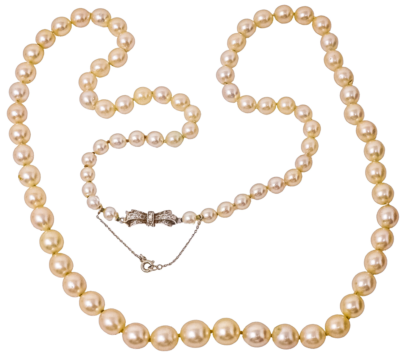 COLLAR DE PERLAS MEDIADOS S.XX