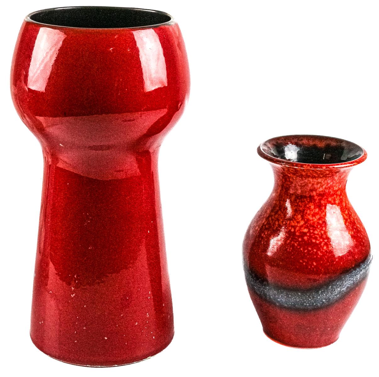 DOS JARRONES AÑOS 70